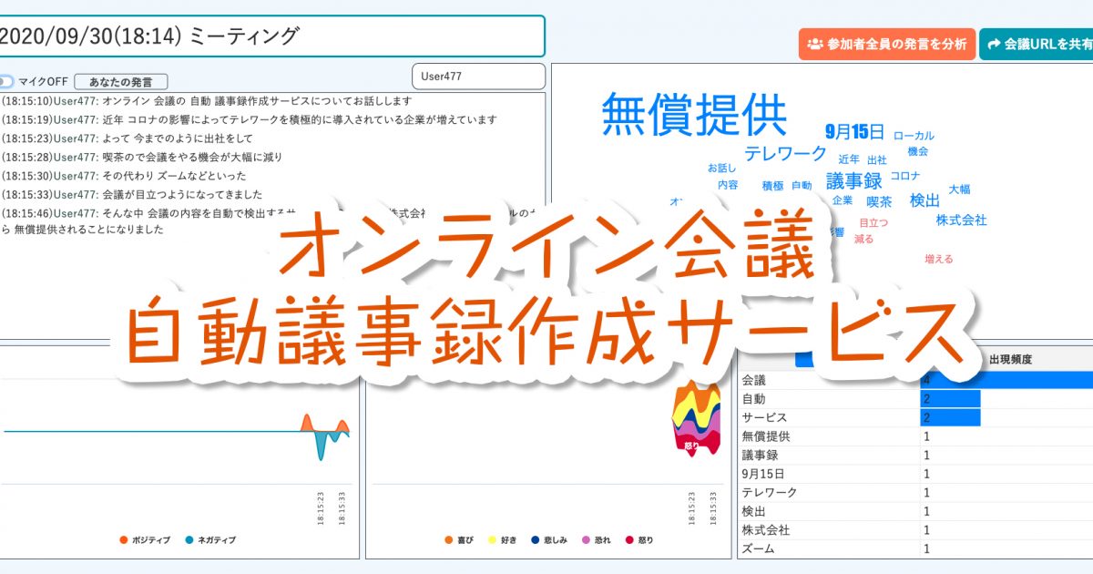 オンライン会議の自動議事録作成サービス無償提供が開始されました Launchcart 越境ec専用カート