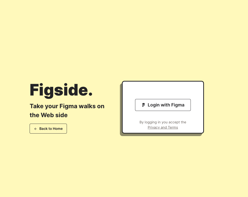 「Figside」Figmaで作成したデザインをwebサイトに変換できるサービス